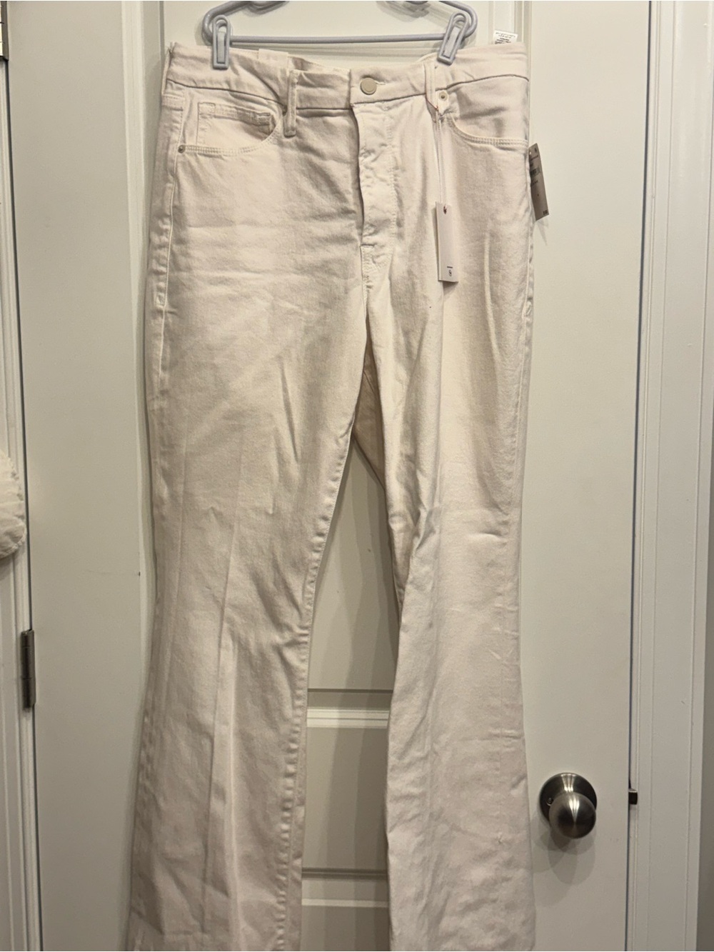 Good American Cloud White Denim Piece
